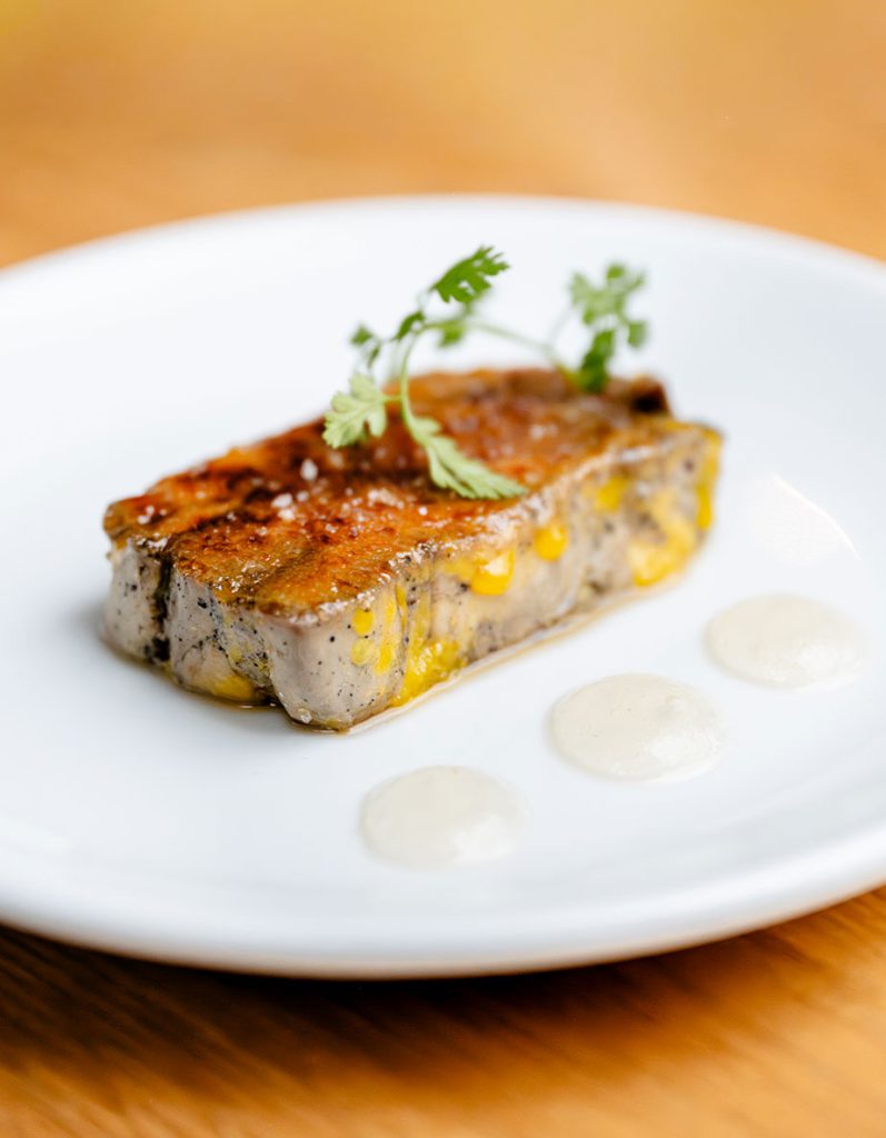 Foie gras de canard caramélisé